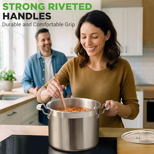 Stainless Steel Cookware Stockpot (14 Quarts)