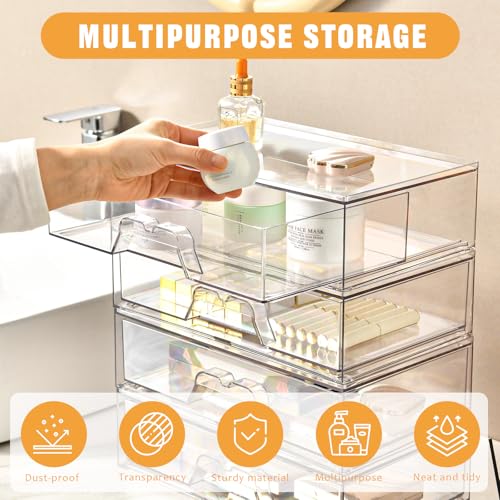 5 Pack Makeup Organizer Stackable (5 Count)