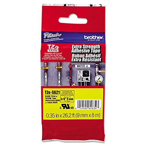 Tape Retail Packaging (Black on Yellow Extra Strength Tape / 9mm (0.35”) / Pack of 1)