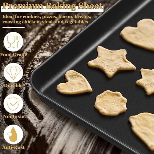 12.3x9.5x1 Inch Cookie Sheet for Baking