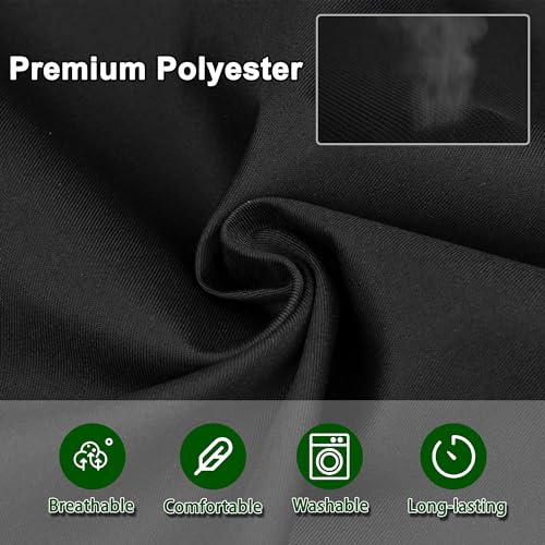 4 Pack Black Waist Apron (4 Count)
