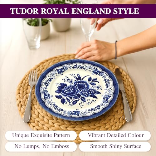 12 Piece Porcelain Dinnerware Set for 4 (12 / Victoria Blue)