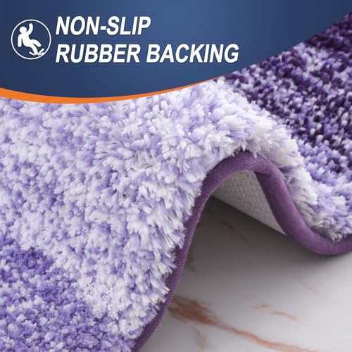 Bathroom Runner Rug 47x20 (47" X 20" / Violet)