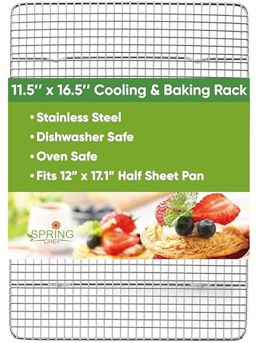 11.5" x 16.5" Stainless Steel Cooling Rack for Cooking & Baking (1 Pack / 11.5"x16.5")