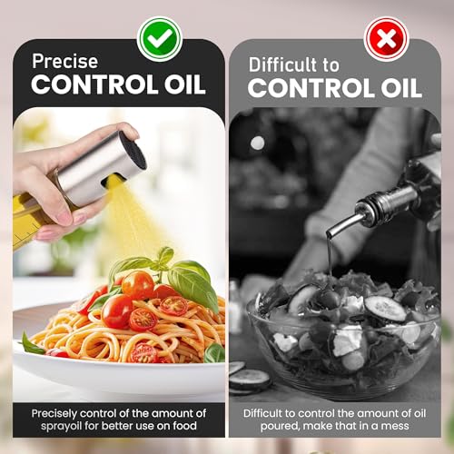 Oil Sprayer for Cooking (One Bottle Set)