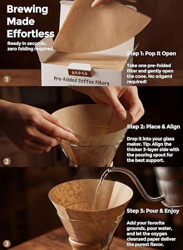 Pour Over Coffee Maker Set (Diamond Design / 28 Ounces)