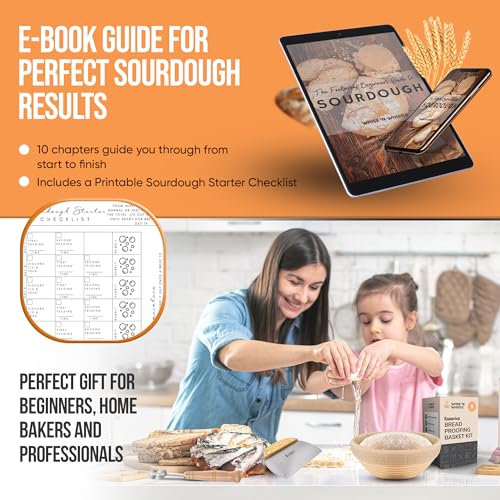Complete Banneton Bread Proofing Basket Set