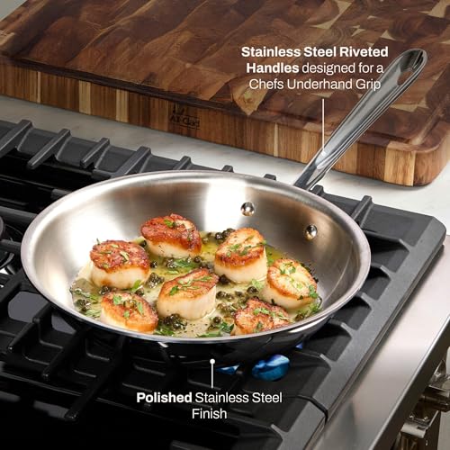 D3 Stainless Steel 10" Fry Pan (10 inch)