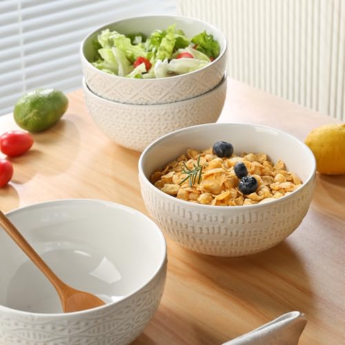 40 OZ Large Cereal Bowls Set of 4