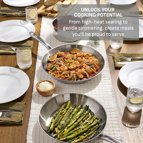 Stainless Steel Pots and Pans Set 11 Piece (Cookware Set / 11-Piece)