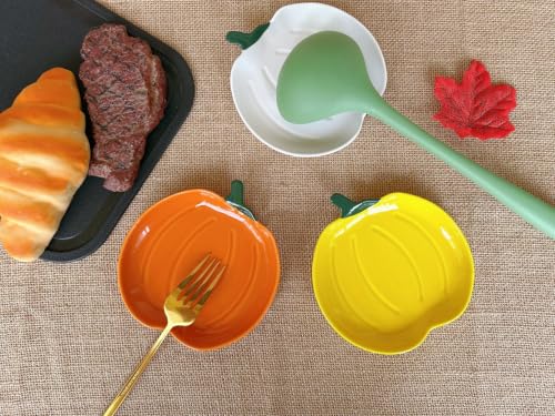 Ceramic Spoon Rest for Stove Top (Orange)