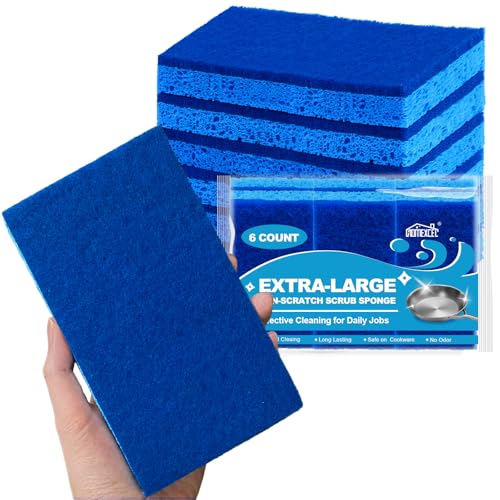 Extra Large Sponges Kitchen 6PK (Blue)