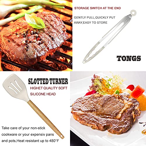 Kitchen Utensils Set (Khaki)