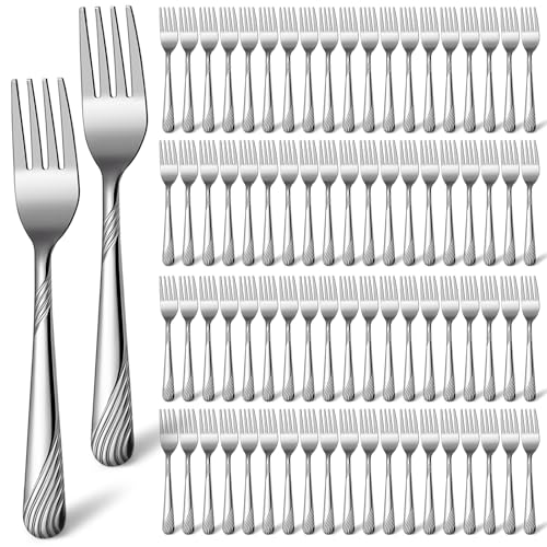 150 Pcs Metal Dinner Forks Bulk