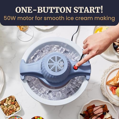 EIM350 4Qt 50W Electric Ice Cream Maker (Periwinkle)