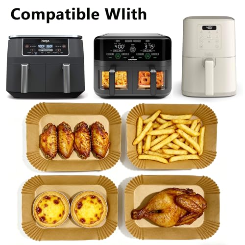 Air Fryer Liners for Bella 4Qt Slim Air Fryer (8.3 Inch Rectangle)