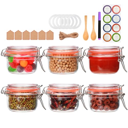 5 oz Glass Jars with Lids (5 Ounce)