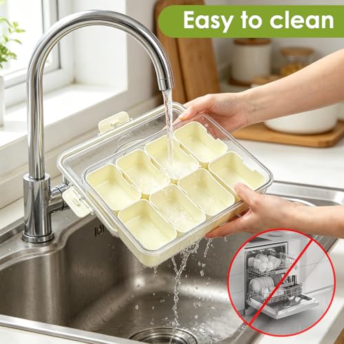 Divided Serving Tray with Lid and Handle (2pcs Serving Tray)