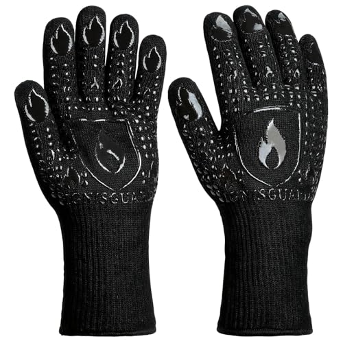BBQ & Grill Gloves (Black / Large)