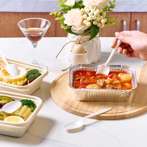2000 Pack White Plastic Spoons Bulk (2000 Teaspoons)