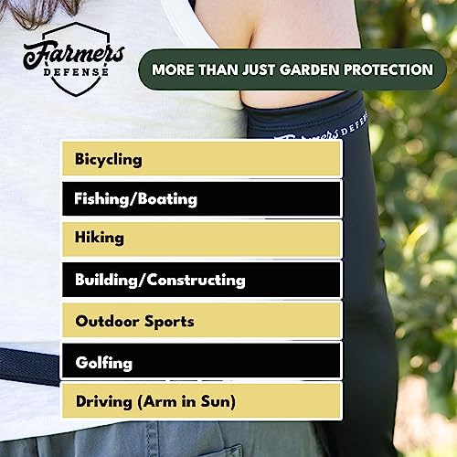 Gardening Arm Sleeves (Small-Medium / Save the Bee's Cream)