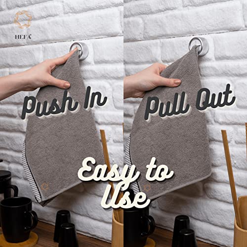 Dish Towel Hook (8 Pack / Deep Grey)