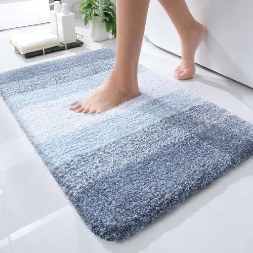 Small Bathroom Rugs 30x18 (30" X 18" / Blue)