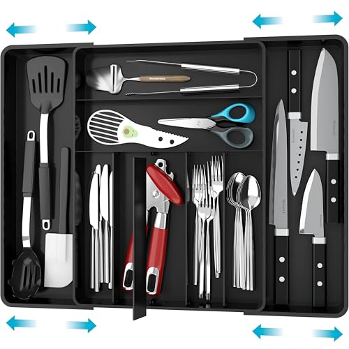 Expandable Kitchen Drawer Flatware Organizer