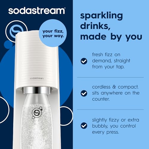 TERRA Sparkling Water Maker (White / Value Bundle)