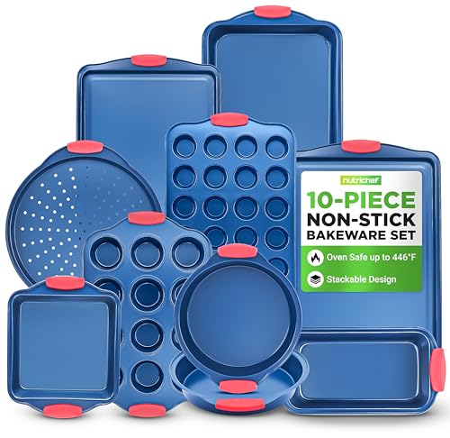 10 Piece Nonstick Bakeware Set (10-Piece Set)