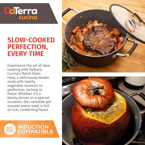Nonstick Ceramic Dutch Oven with Lid (8 Quart)