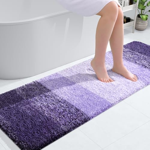 Bathroom Runner Rug 59x20 (59" X 20" / Violet)
