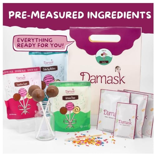 Gluten Free Confetti Cake Pop Kit (Gluten-Free Confetti Cake - Milk Chocolate Coating)