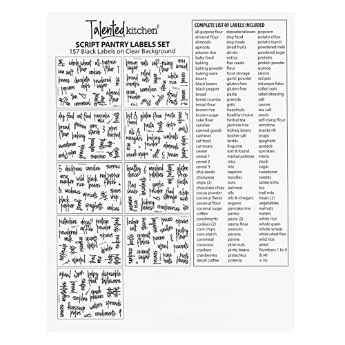 Pantry Labels for Food Containers (157 Count)