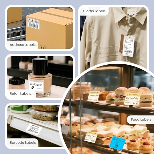 221B 2" Bluetooth Thermal Label Printer with 1 Label Roll