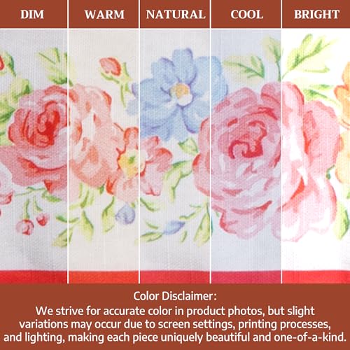 Double Oven Mitts 100% Cotton Double Oven Glove (006 - Vintage Floral / 7" x 35" (Double Oven Mitt))