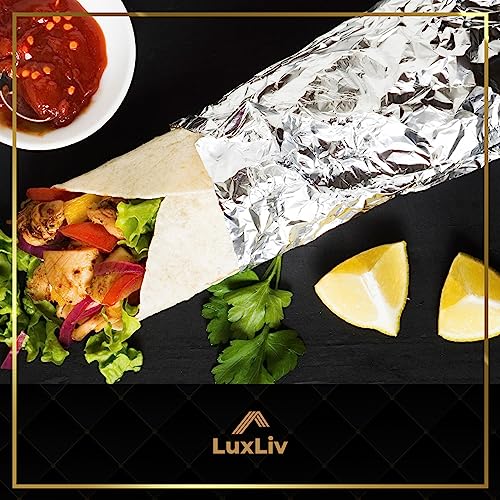 Pre Cut Aluminum Foil Sheets 200 Count