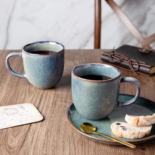 12oz Coffee Mugs (Set of 6 / Ceylon Blue)