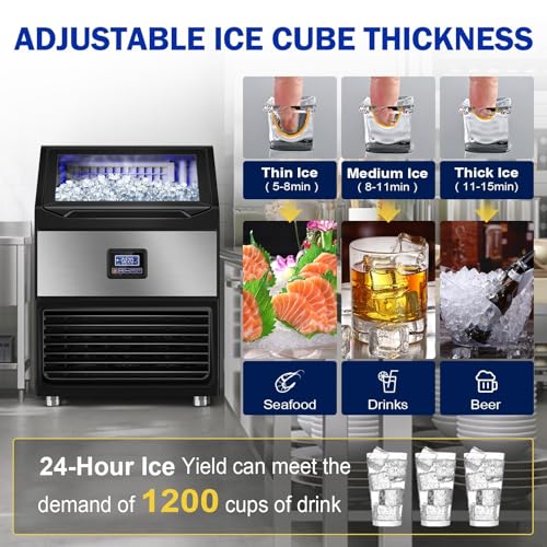Commercial Ice Machines (350Lbs/24H)