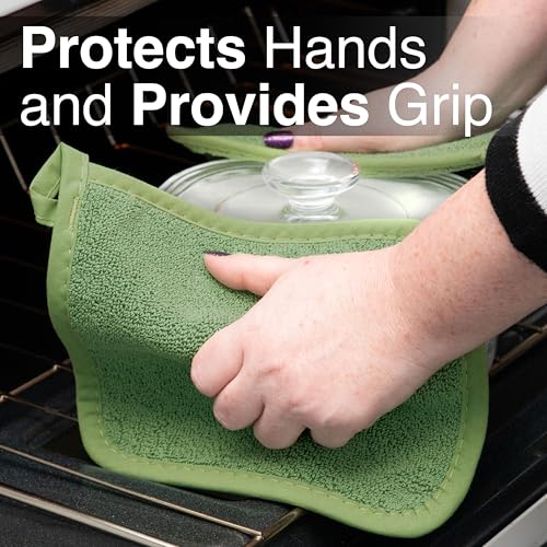 Terry Potholder & Hot Pad (4 Count)