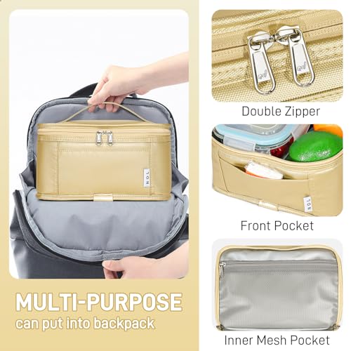 NOL Small Lunch Bag Mini Lunch Box Insulated Lunch Bag for Men
