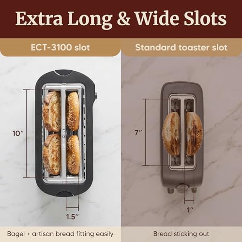 4 Slice Long Slot Toaster