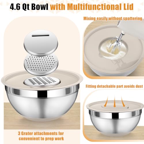 Mixing Bowls with Lid Set