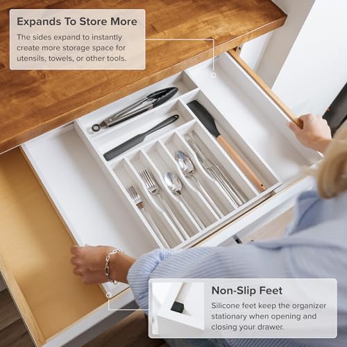 Silverware & Utensil Drawer Organizer