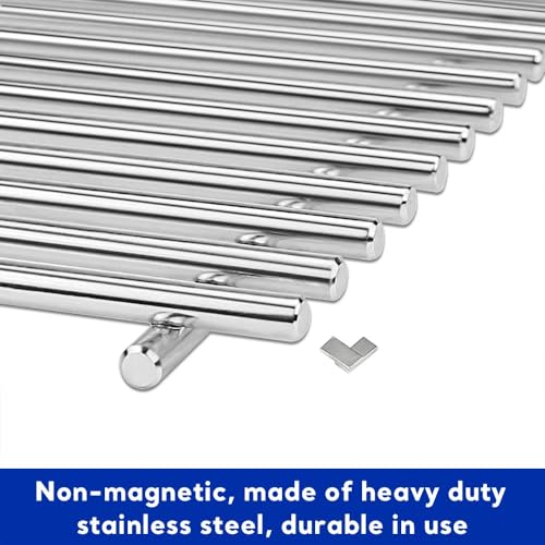 304 Stainless Steel Grill Grates for Weber Genesis 300 (19.5" x 25.8" - 7528 Genesis 300)
