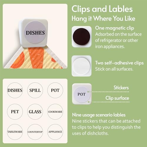 Reusable Paper Towels (Vegetable)