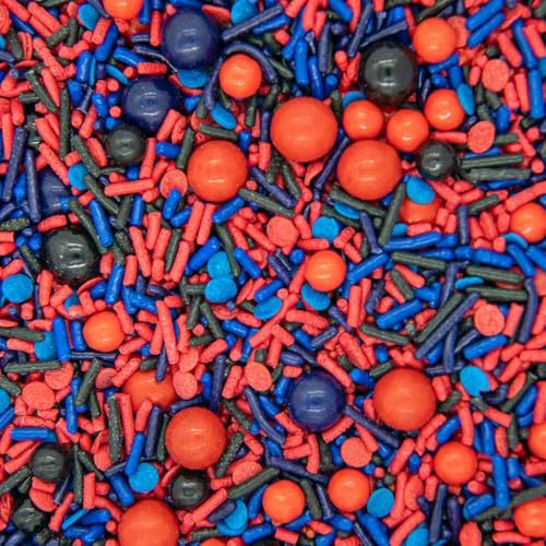 Spiderman Sprinkles for Cake (4 Ounce)