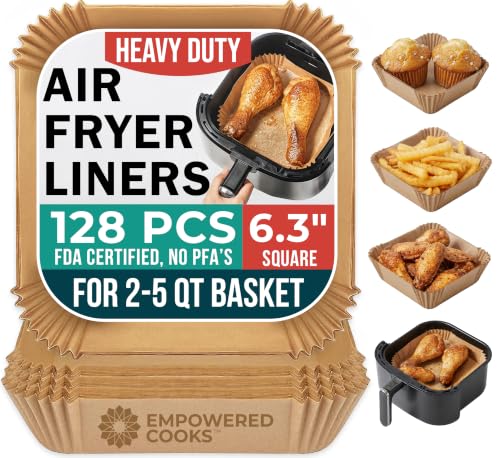 Cathy Yoder's Square Air Fryer Liners (6 inch - Square)