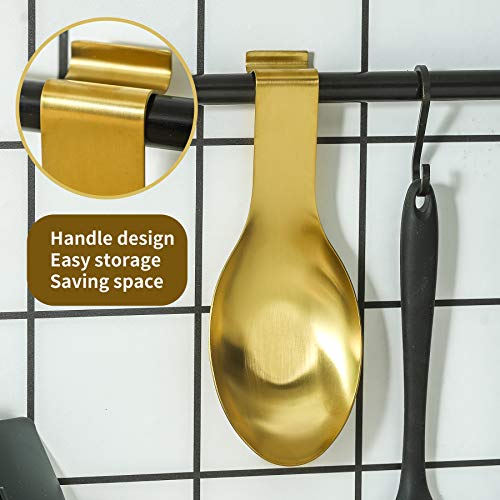 Gold Spoon Rest for Kitchen Counter