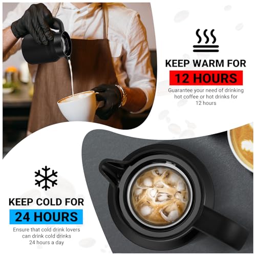 Insulated Coffee Carafe (Black / 34 Ounces)